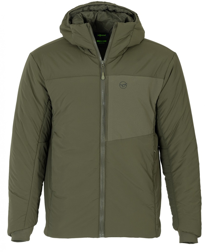 E-shop Korda bunda insulated hooded jacket dark olive - m
