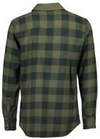 Aqua Flanelová Košeľa Long Sleeve Green Check Flannel Shirt (1)