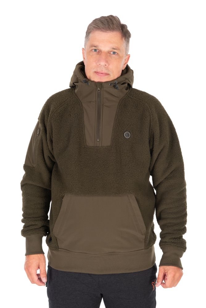 Fox bunda olive sherpa hybrid jacket - xxxl