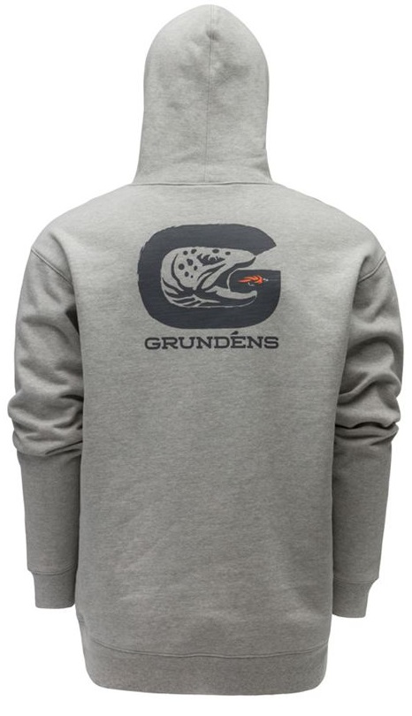 E-shop Grundéns mikina g trout hoodie athletic heather - xxl