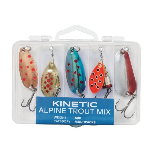Kinetic Set Blyskáčov Alpine Trout Mix 5 ks