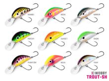 Delphin Wobler WOBBY TROUT-SH Rainbo 4 cm 4 g (5)