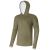 Giants Fishing Funkčné Tričko S Dlouhým Rukávem UV50+ Hoodie Olive Green