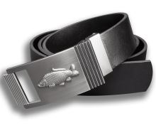 Kožený Opasok Kapor 40 mm Vruby Čierny