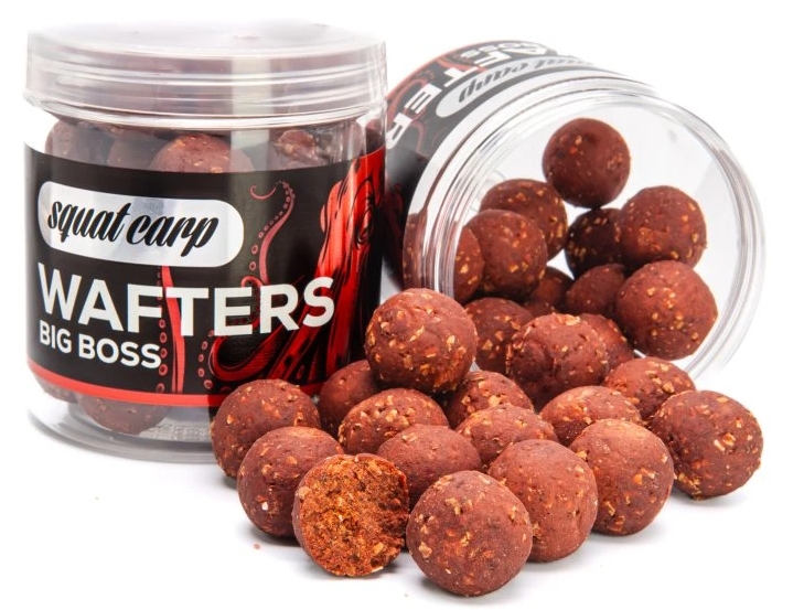 Squat carp vyvážené boilies wafters big boss - 150 g 20 mm