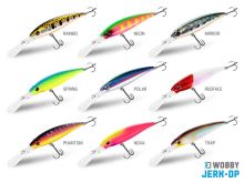 Delphin Vobler WOBBY JERK-DP Rainbo 9 cm 12.5 g (5)