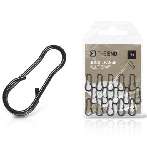 Delphin Rýchlovýmenný Klip TheEND Multi Snap 15 ks