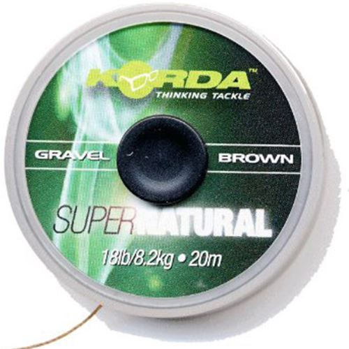 Korda Náväzcová Šnúra Super Natural Gravel Brown