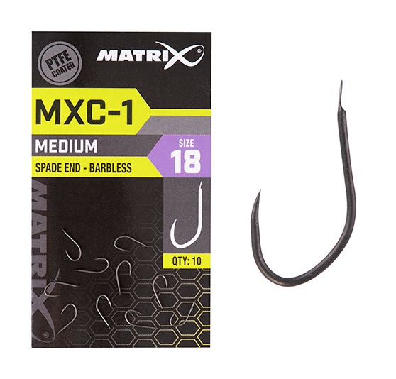 Matrix háčiky mxc-1 barbless spade 10 ks - 14