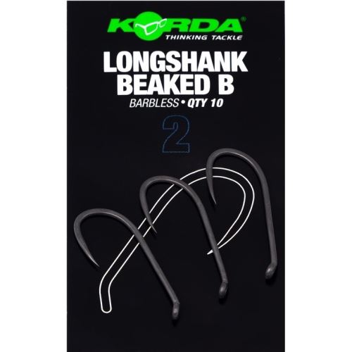 Korda Háčiky Longshank Beaked Barbless 10 ks