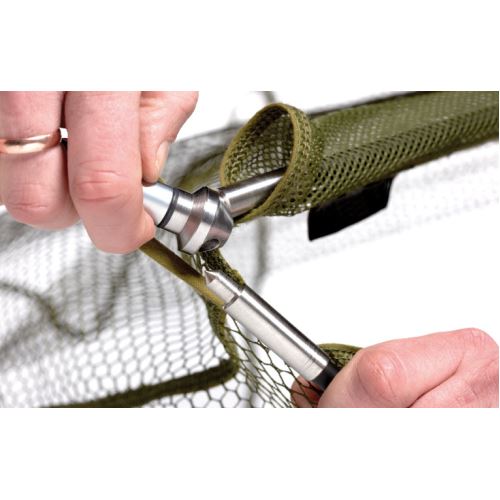 Trakker Podberák EQ 2 piece Landing Net Olive Mesh