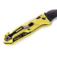 TB Outdoor Nôž CAC Army Knife PA6 FV Fluorescent Yellow Handle (3)