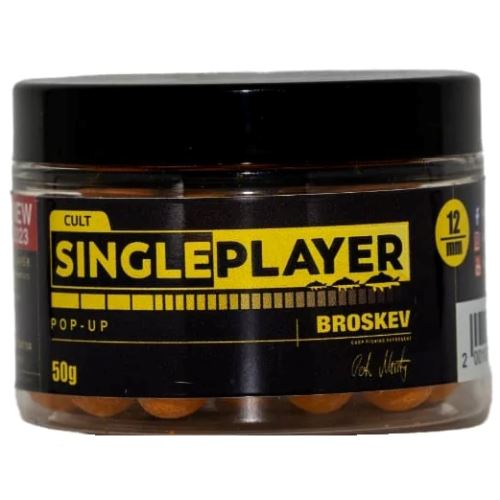 Singleplayer Plávajúce Boilies Pop-Up Boilies Broskyňa 50 g
