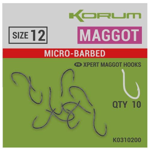 Korum Háčiky Xpert Maggot Barbed