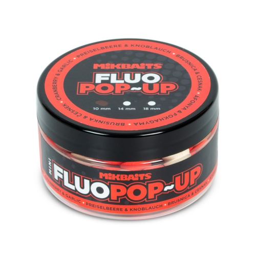 Mikbaits Mini Plávajúce Boilie Fluo 100 ml 10 mm