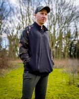 Fox Mikina LW Black Camo QTR Zip (1)
