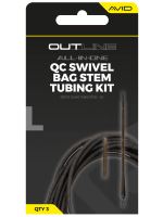 Avid Carp Montáž Outline QC Swivel Bag Stem Tungsten Tubing Kit