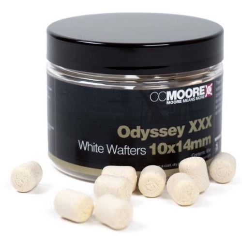 CC Moore Vyvážené Boilie Dumbell Wafters Odyssey XXX White 10x14 mm 65 ks