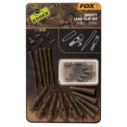 Fox Edges Camo Lead Clip Kit Size 7