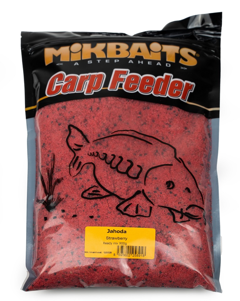 E-shop Mikbaits vlhčený ready mix 900 g - jahoda