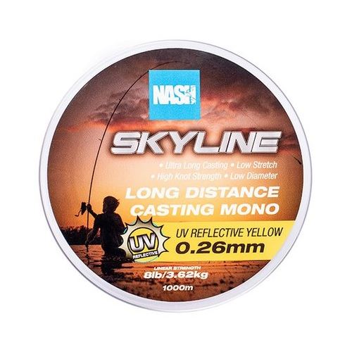 Nash Vlasec Skyline Mono UV Yellow 1000 m