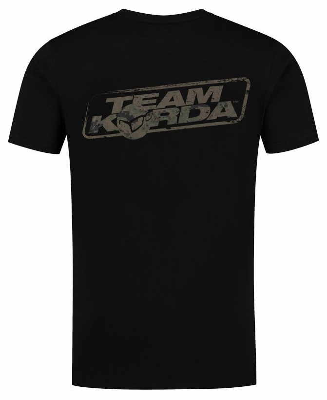 Korda tričko tk digi kamo tee black - xl
