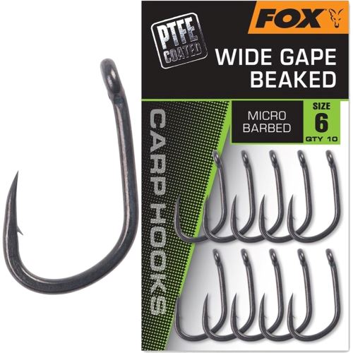 Fox Háčiky Wide Gape Beaked 10 ks