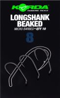 Korda Háčiky Longshank Beaked Barbed 10 ks - Veľkosť 8