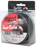 Hell-Cat Splietaná Šnúra Round Braid Power Black 200 m