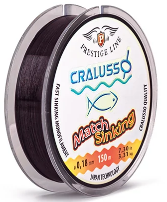 Cralusso vlasec match sinking 150 m - 0,14 mm 2,21 kg