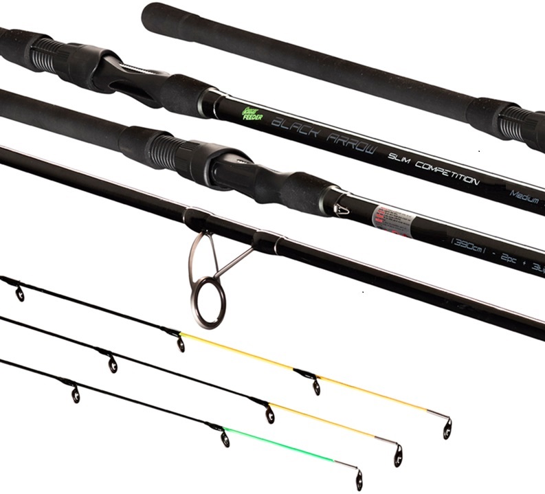 Sensas prút black arrow feeder slim competition 3,3 m m 40-80 g 2+3 diely