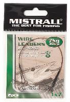 Mistrall Oceľové Lanko Wire Leaders 30 cm-7 kg