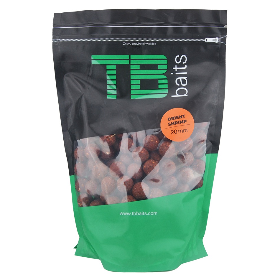 E-shop Tb baits boilie orient shrimp - 2,5 kg 20 mm