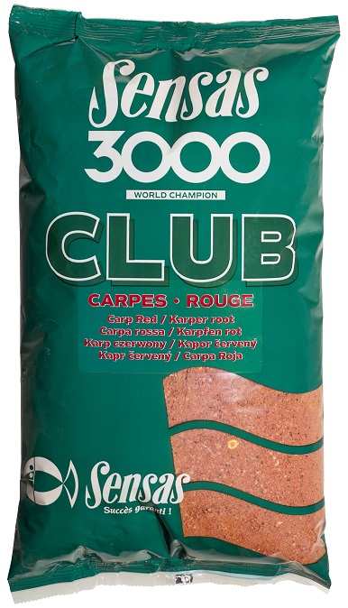 Sensas kŕmenie 3000 club 1 kg-kapor červený