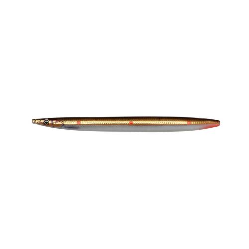 Savage Gear Gumová Nástraha 3D Line Thru Sandeel Brown Copper Red Dost - 13,5 cm 23 g