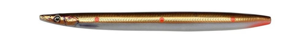 E-shop Savage gear 3d line thru sandeel brown copper red dost - 13,5 cm 23 g