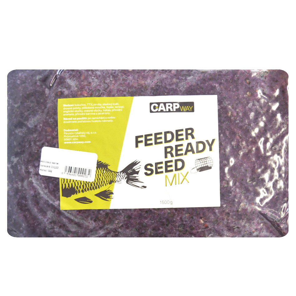 Carpway feeder ready seed mix 1,5 kg-halibut