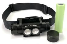 Flacarp Čelovka Vodotesná HL3UV s Bielym a UV Svetlom (2)