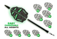 Zfish Súprava Method Feeder Spider Large Set 70 + 80 g + Formička (5)