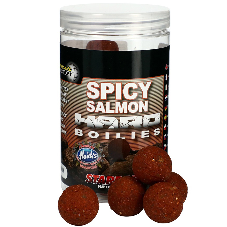 Starbaits boilie hard baits spicy salmon 200 g - 24 mm