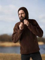 Geoff Anderson Mikina s Kapucňou Teddy Hnedá (7)