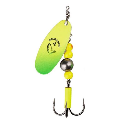 Savage Gear Blyskáč Caviar Spinner Fluo Yellow / Chartreuse