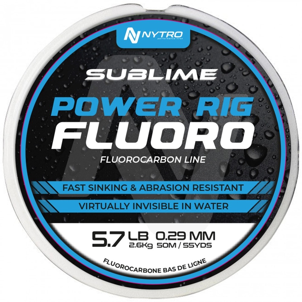 Nytro fluorocarbon sublime power rig fluoro 50 m - 0,19 mm