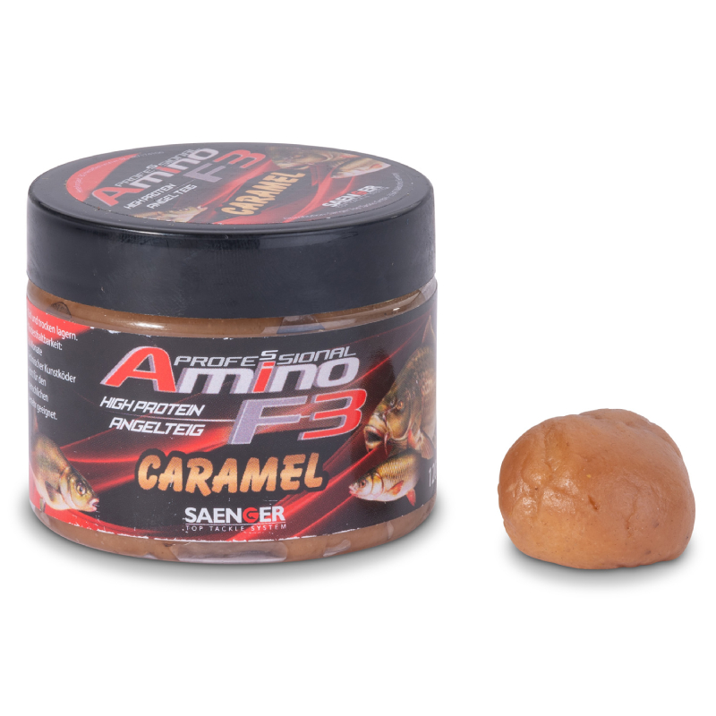 E-shop Saenger rybárske cesto amino f-3 120 g - karamel