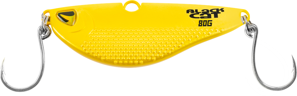 E-shop Black cat nástraha heavy vibe v lure yellow - 10 cm 80 g