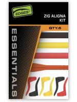 Fox Rovnátka Edges Essentrials Zig Aligna Kit XL 10 mm (6x Rovnátka, Navliekač a 3x Penový Valček)
