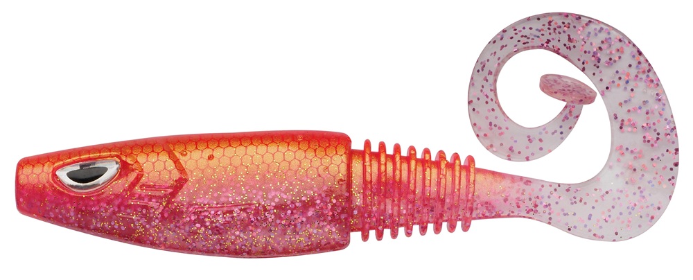E-shop Berkley gumová nástraha sick curl cotton candy - 12 cm
