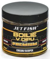 Jet Fish Boilie V Dipe Premium Clasicc 200 ml 20 mm - Cream Scopex
