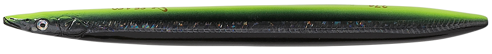 E-shop Savage gear 3d line thru sandeel sinking black yellow glow - 12,5 cm 19 g