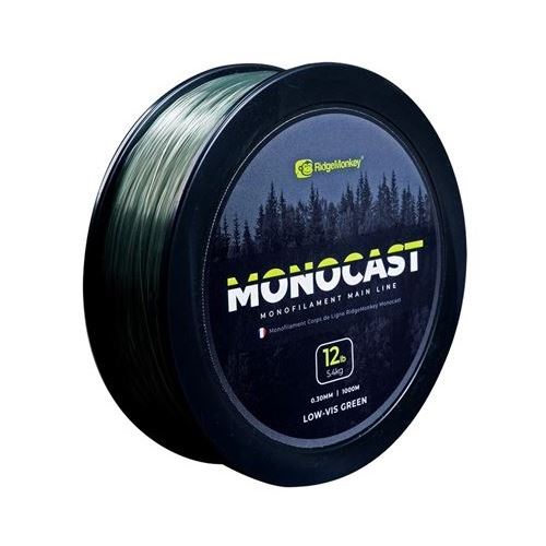 RidgeMonkey Vlasec MonoCast Monofilament 1000 m